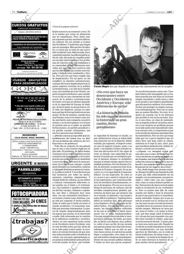 ABC SEVILLA 17-10-2004 página 74