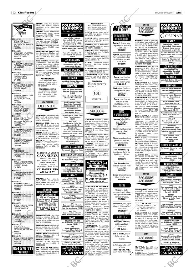 ABC SEVILLA 17-10-2004 página 92