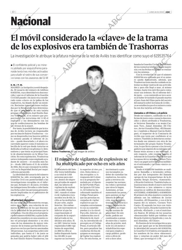 ABC MADRID 18-10-2004 página 10
