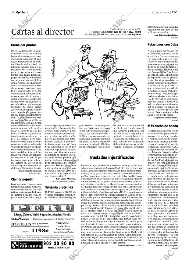 ABC MADRID 18-10-2004 página 8