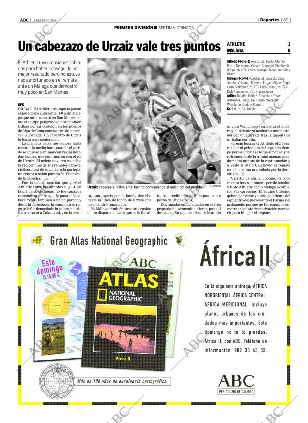 ABC MADRID 18-10-2004 página 89