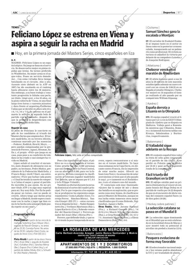 ABC MADRID 18-10-2004 página 97