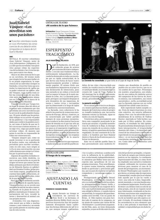 ABC SEVILLA 18-10-2004 página 62