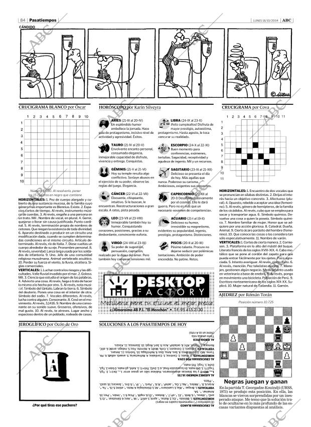 ABC SEVILLA 18-10-2004 página 84