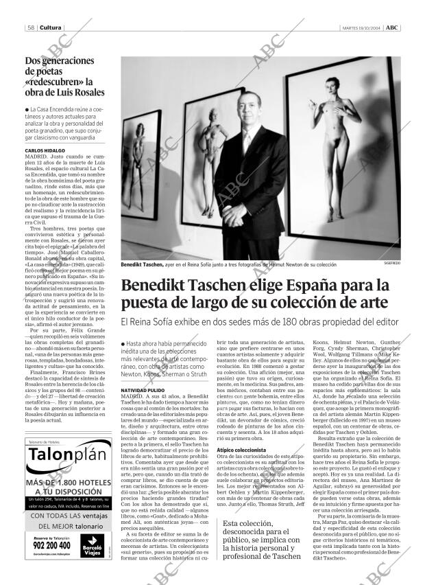 ABC MADRID 19-10-2004 página 58