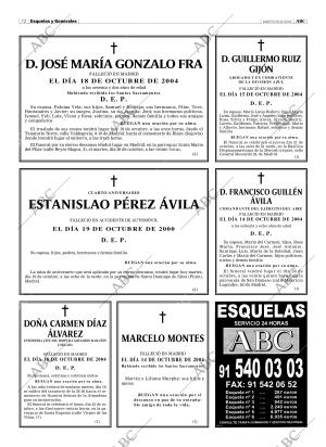 ABC MADRID 19-10-2004 página 72