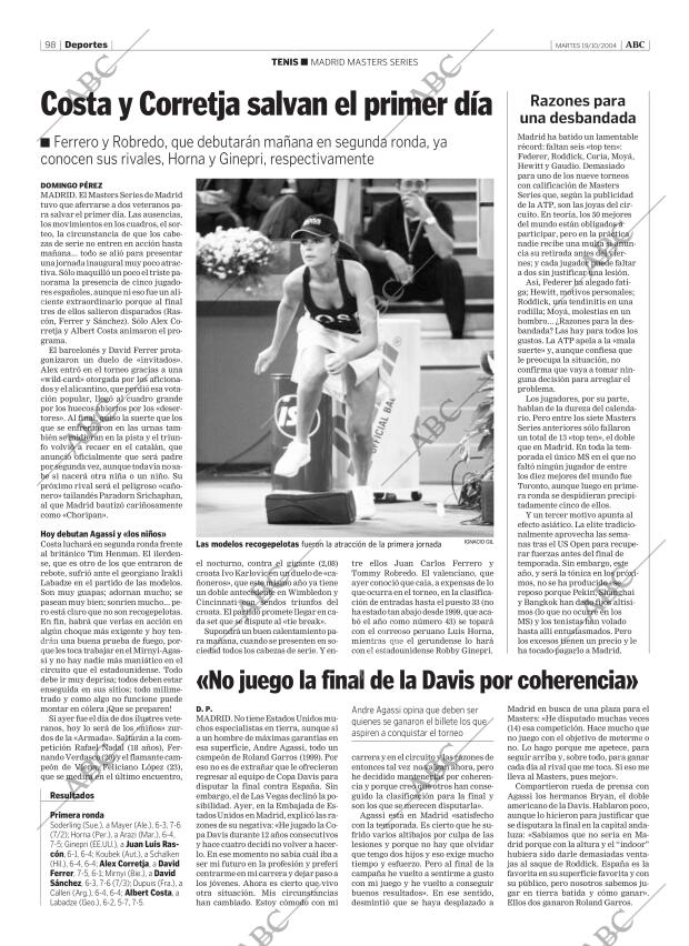 ABC MADRID 19-10-2004 página 98