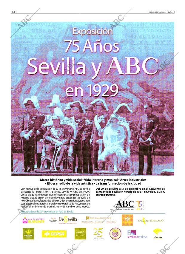 ABC SEVILLA 19-10-2004 página 64