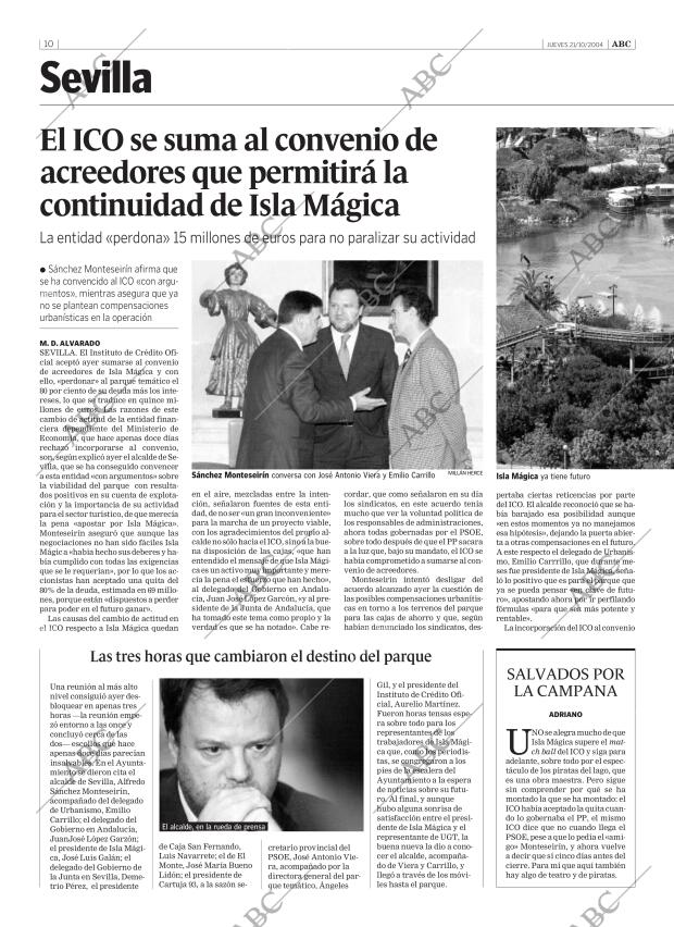 ABC SEVILLA 21-10-2004 página 10