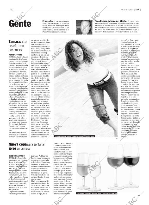 ABC SEVILLA 21-10-2004 página 100