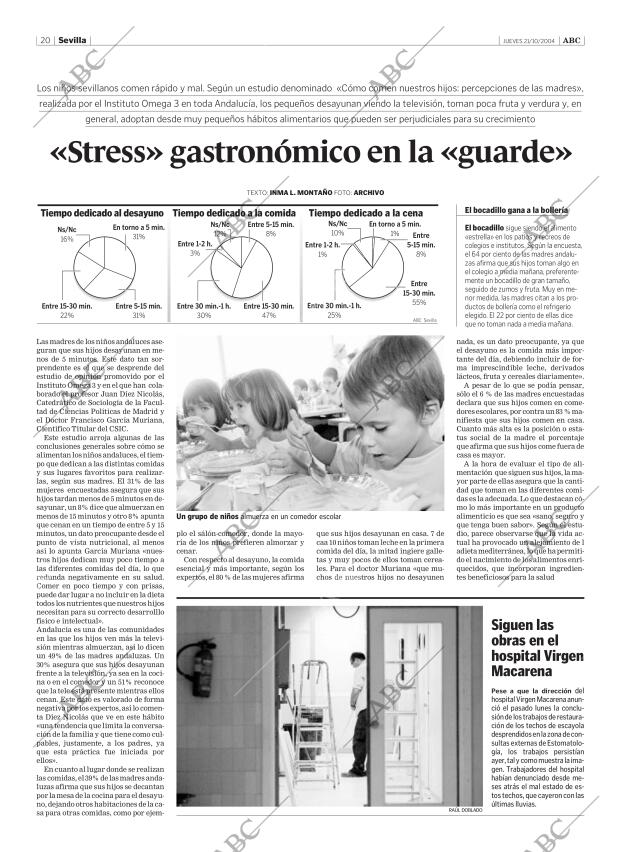 ABC SEVILLA 21-10-2004 página 20
