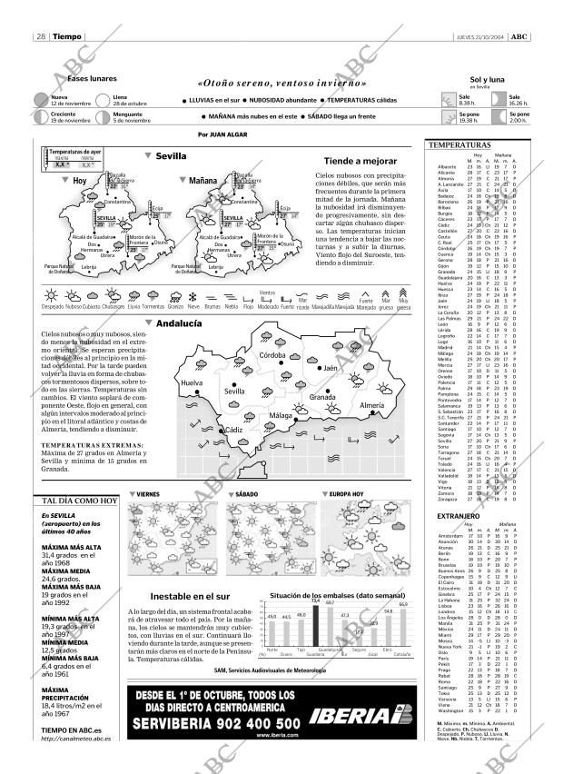 ABC SEVILLA 21-10-2004 página 28