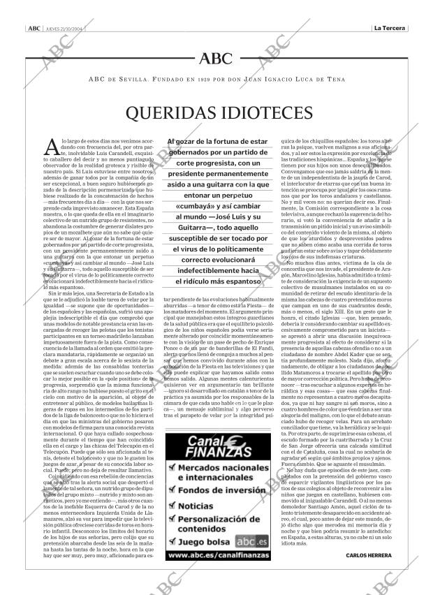 ABC SEVILLA 21-10-2004 página 3