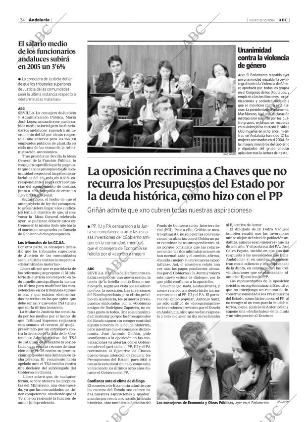 ABC SEVILLA 21-10-2004 página 34