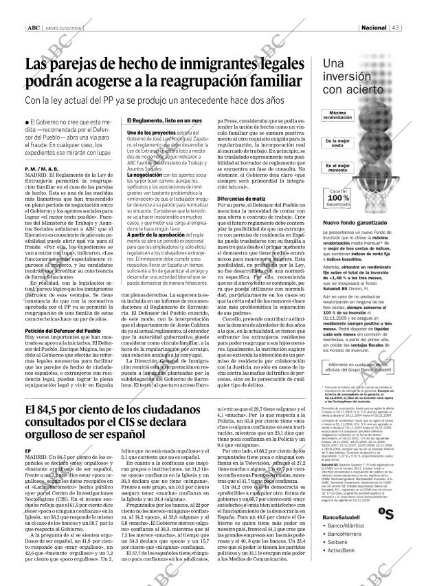 ABC SEVILLA 21-10-2004 página 43