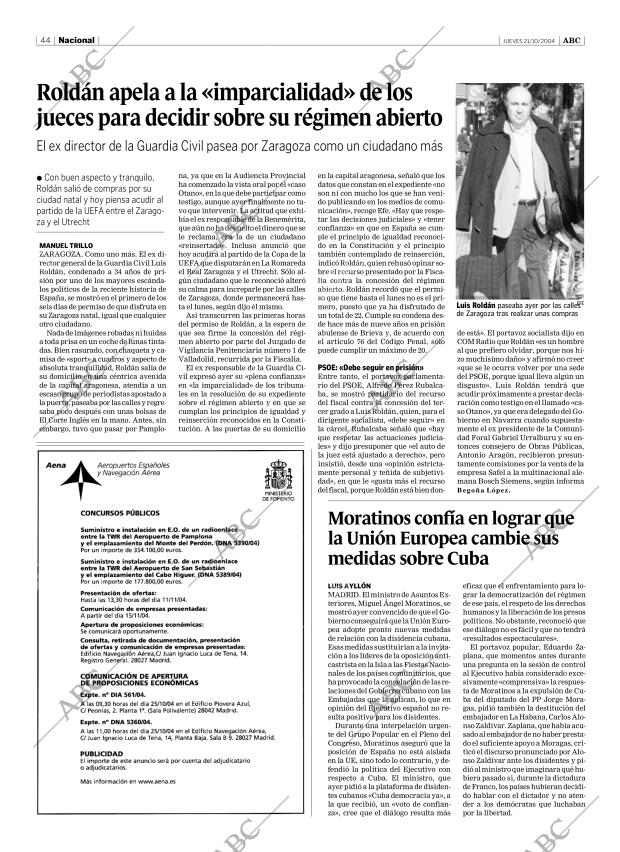 ABC SEVILLA 21-10-2004 página 44