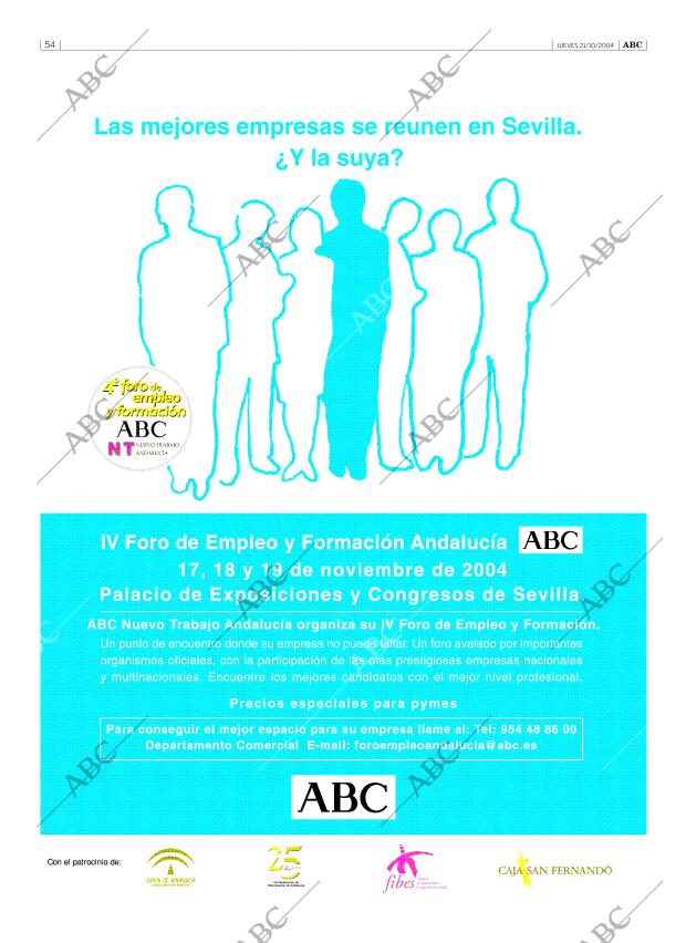 ABC SEVILLA 21-10-2004 página 54