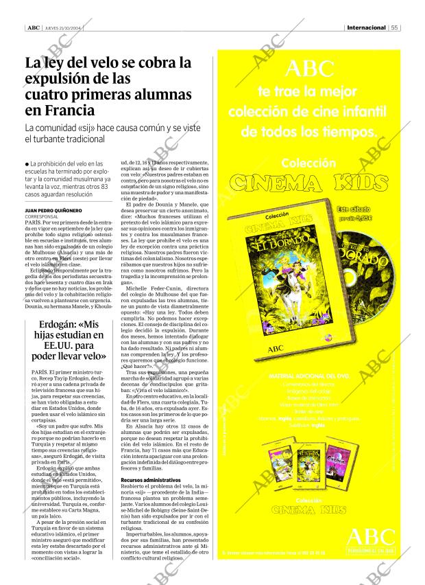 ABC SEVILLA 21-10-2004 página 55