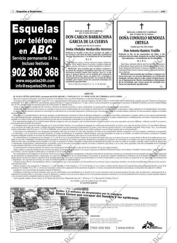 ABC SEVILLA 21-10-2004 página 72