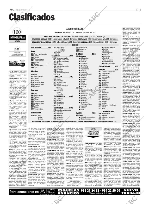 ABC SEVILLA 21-10-2004 página 73