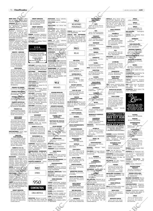 ABC SEVILLA 21-10-2004 página 76