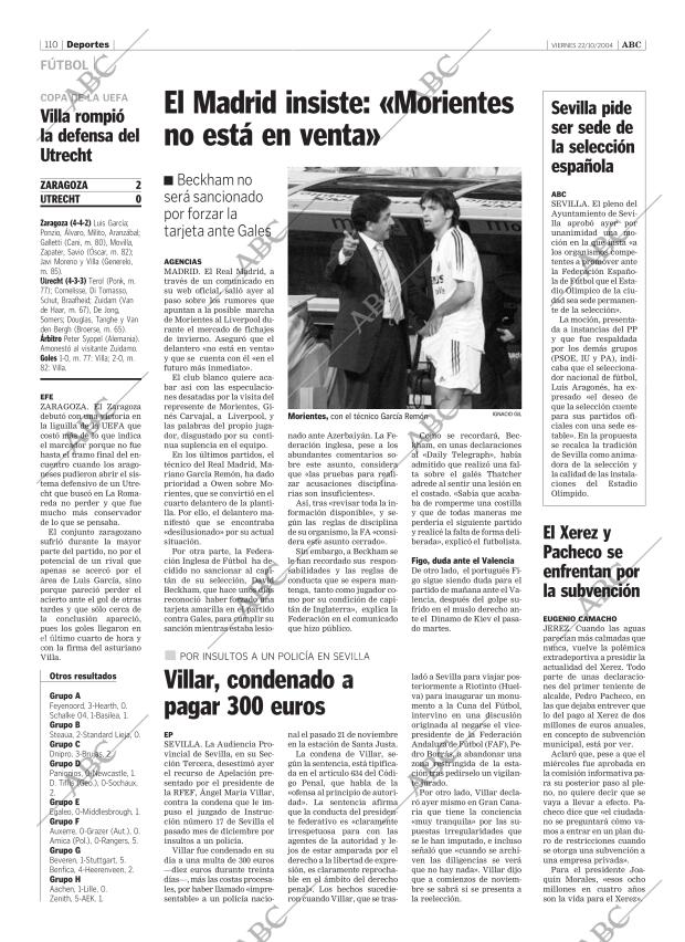 ABC SEVILLA 22-10-2004 página 110