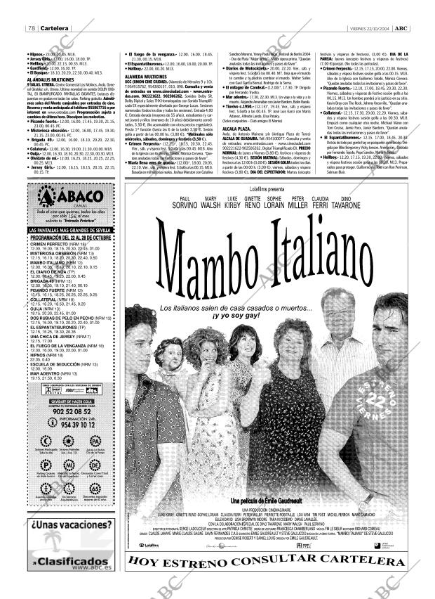 ABC SEVILLA 22-10-2004 página 78