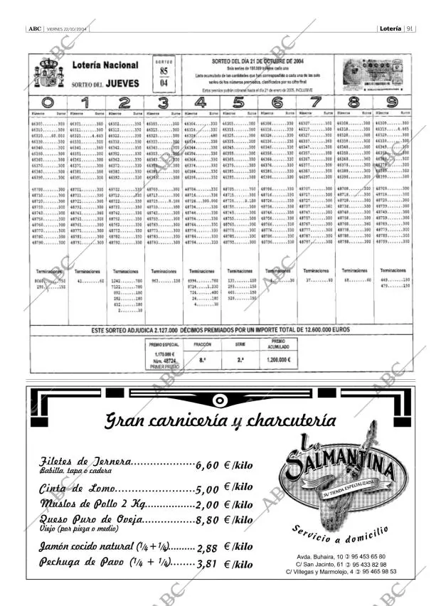 ABC SEVILLA 22-10-2004 página 91