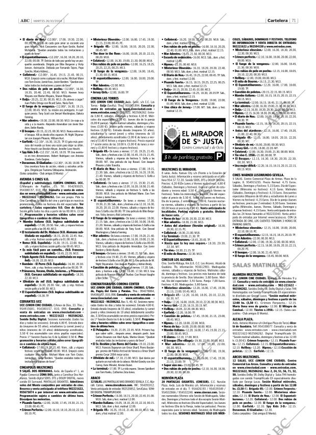 ABC SEVILLA 26-10-2004 página 71