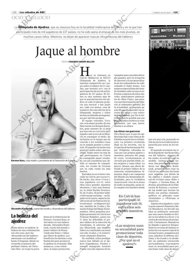 ABC MADRID 30-10-2004 página 106