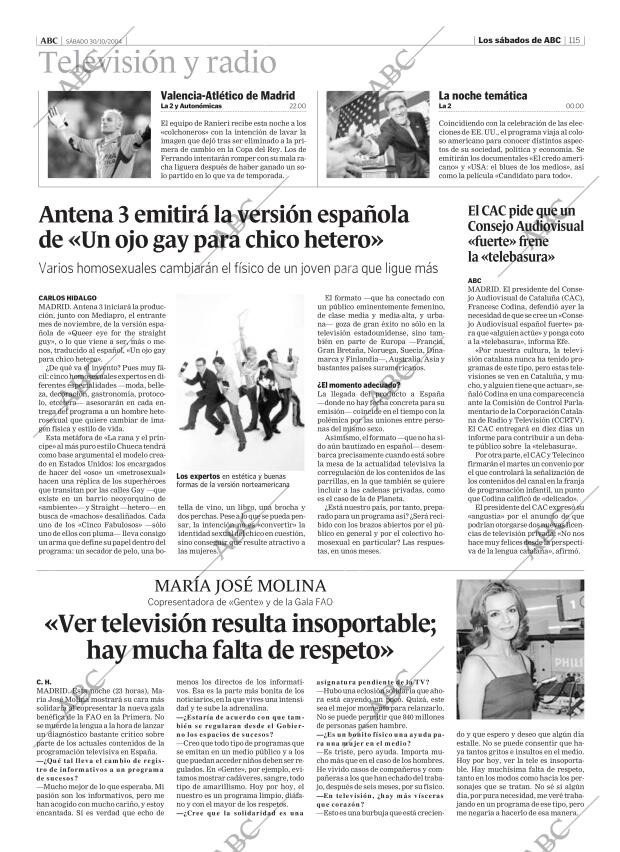 ABC MADRID 30-10-2004 página 115