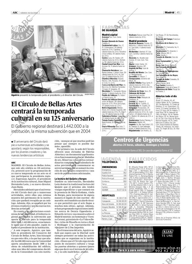 ABC MADRID 30-10-2004 página 45