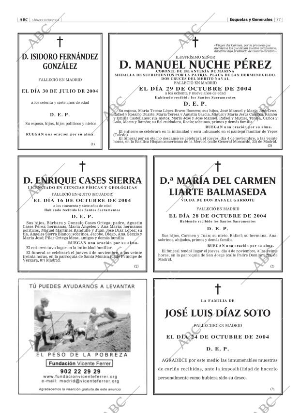ABC MADRID 30-10-2004 página 77