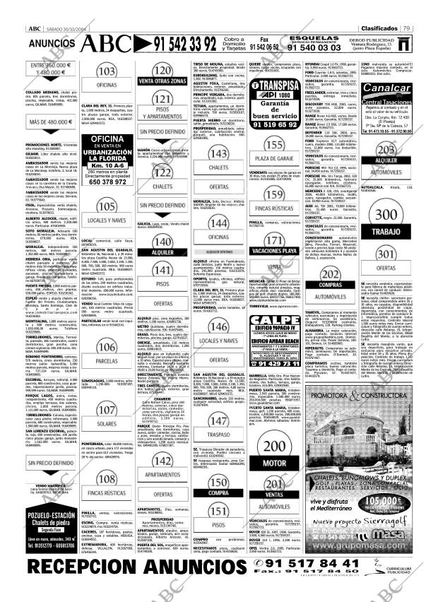 ABC MADRID 30-10-2004 página 79