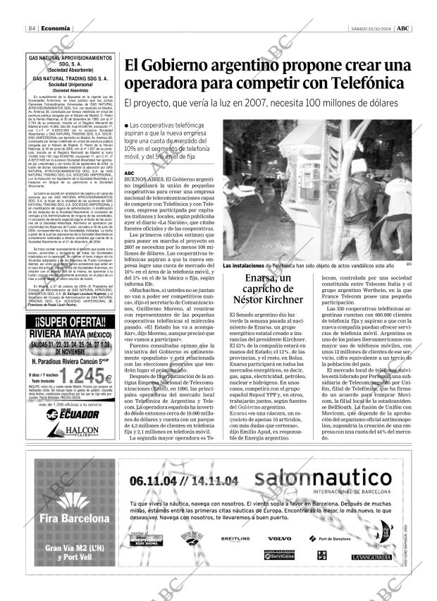 ABC MADRID 30-10-2004 página 84