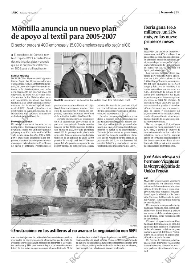 ABC MADRID 30-10-2004 página 85