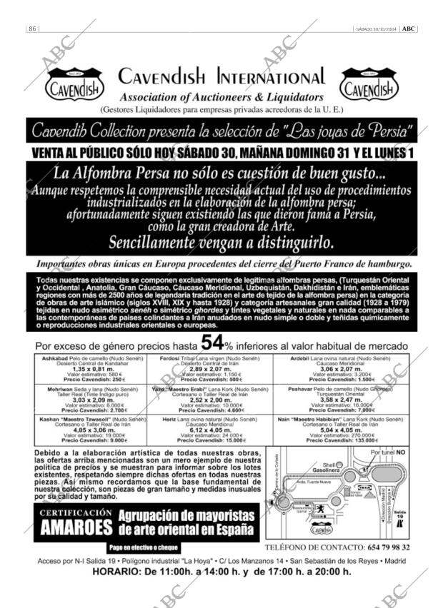 ABC MADRID 30-10-2004 página 86