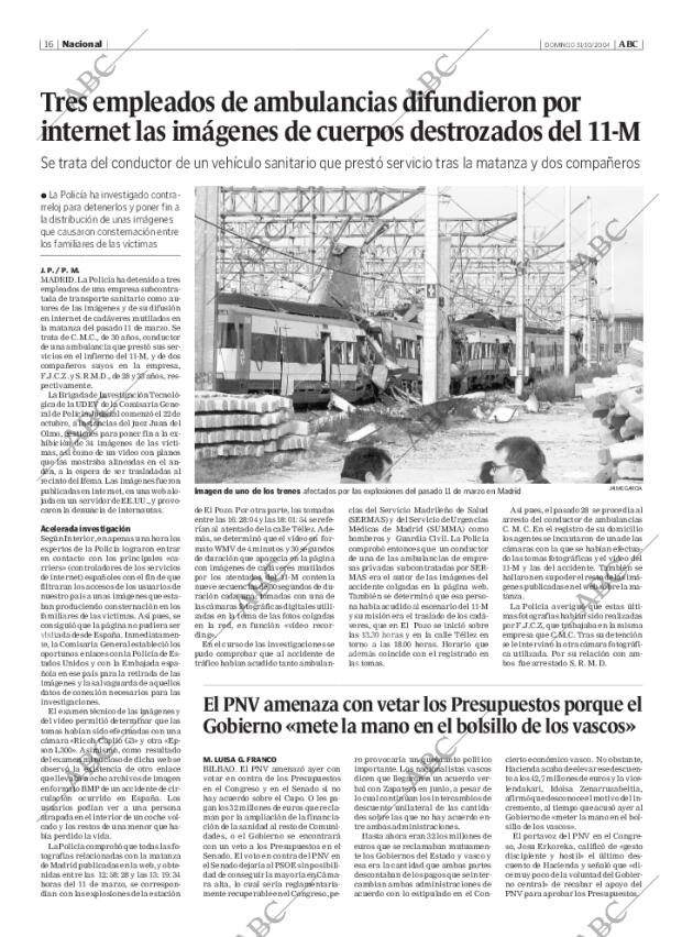 ABC CORDOBA 31-10-2004 página 16