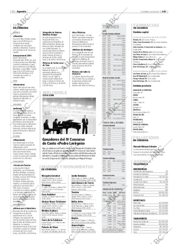 ABC CORDOBA 31-10-2004 página 50