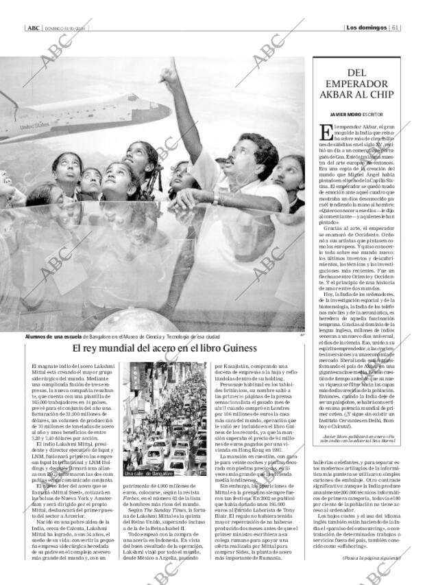 ABC CORDOBA 31-10-2004 página 61