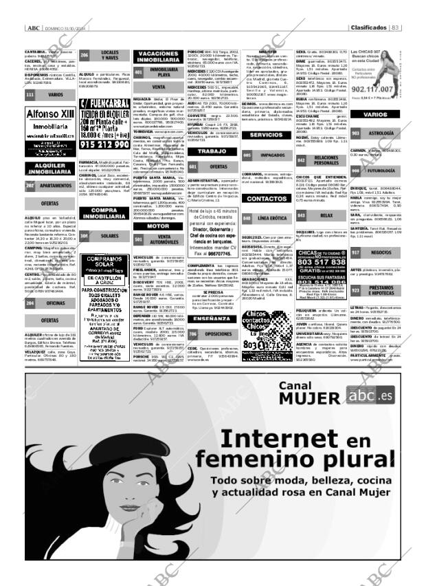 ABC CORDOBA 31-10-2004 página 83