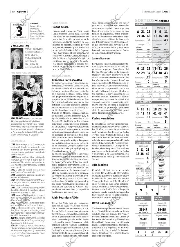 ABC MADRID 03-11-2004 página 50