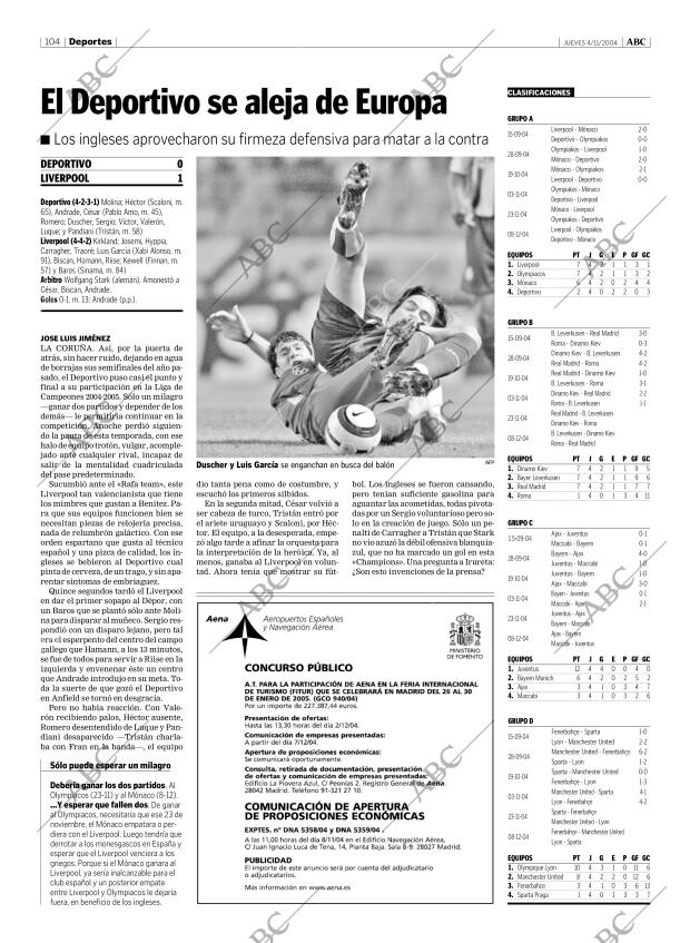 ABC MADRID 04-11-2004 página 104