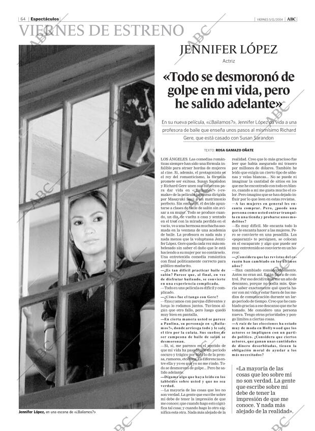 ABC MADRID 05-11-2004 página 64