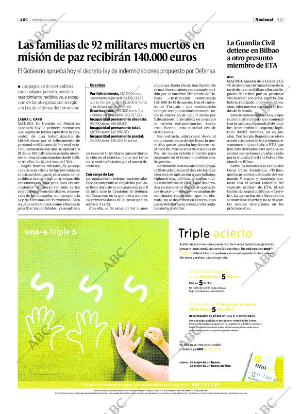 ABC SEVILLA 05-11-2004 página 43