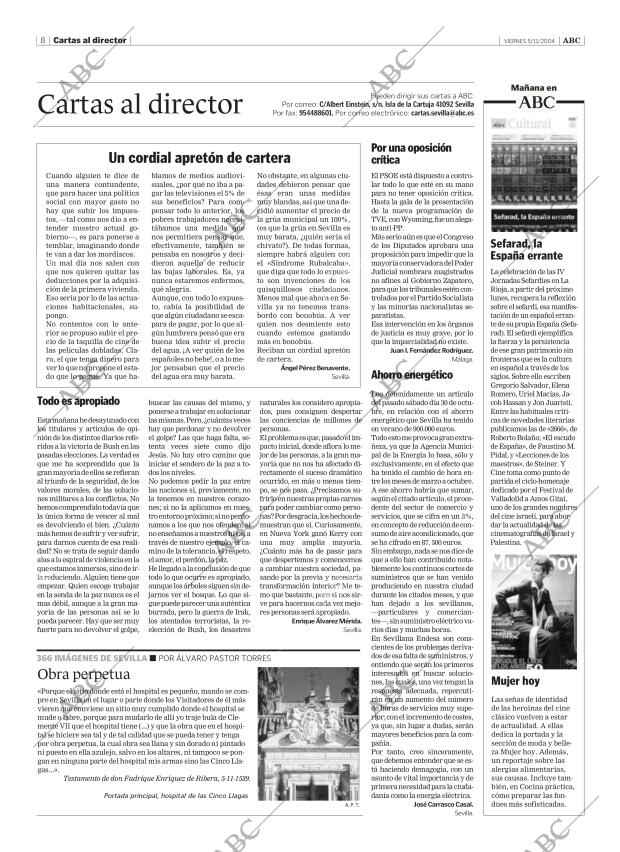 ABC SEVILLA 05-11-2004 página 8