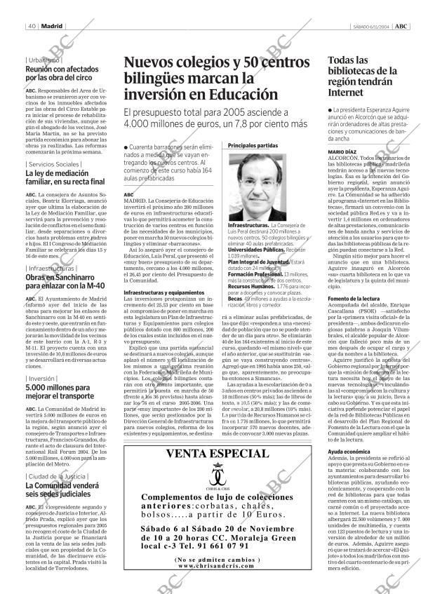 ABC MADRID 06-11-2004 página 40