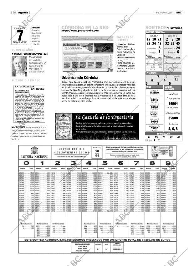 ABC CORDOBA 07-11-2004 página 56
