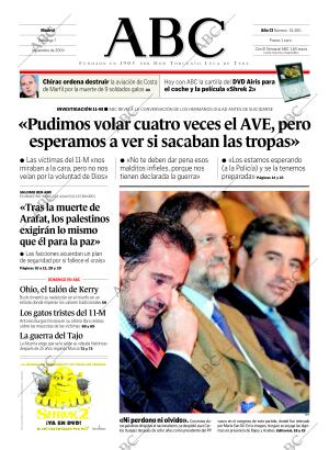 ABC MADRID 07-11-2004 página 1