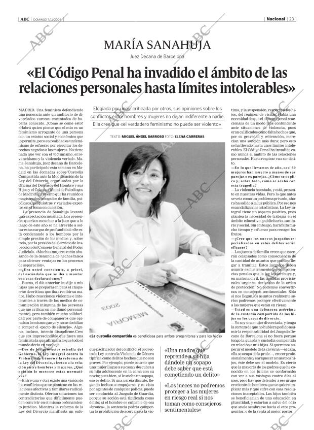 ABC MADRID 07-11-2004 página 23
